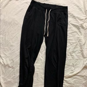 H&M black sweatpant joggers, size M
